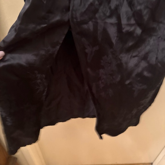 MUKZIN Linglong "Joyful Phoenix"  Chinese-Style Jacquard High-Slit  dress sz m - Picture 4 of 12